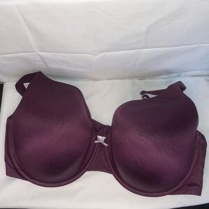 Cacique Bra Lightly Lined Full Coverage Adjustable Wide Straps Wide 4 Claps Band